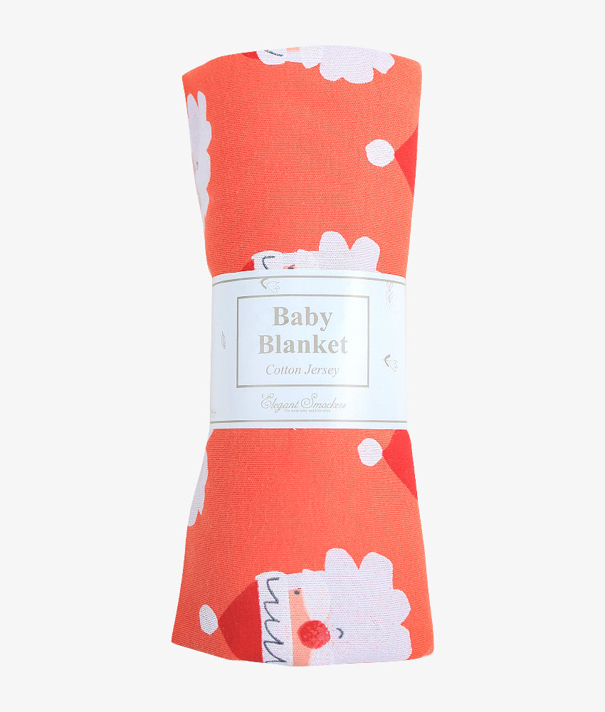 Elegant Smockers LK | Baby Blanket  - Santa Face Print | Sri Lanka 