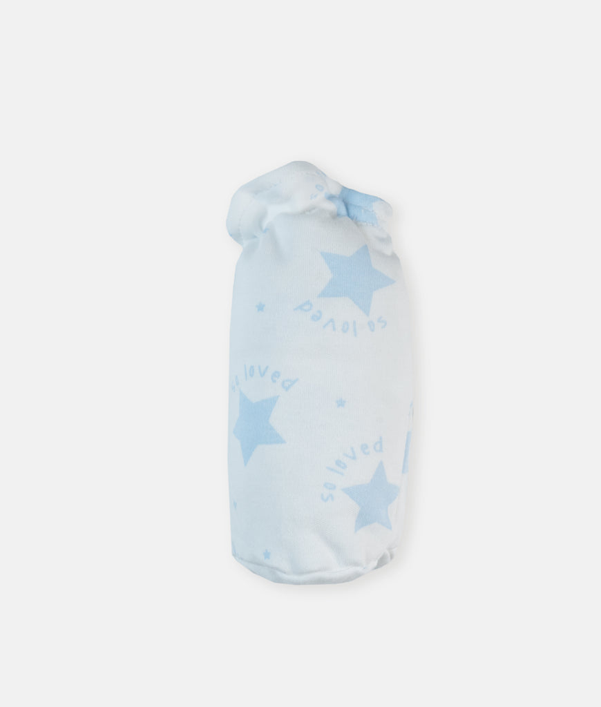 Elegant Smockers LK | Baby Bottle Cover -  So Loved Blue Star | Sri Lanka 