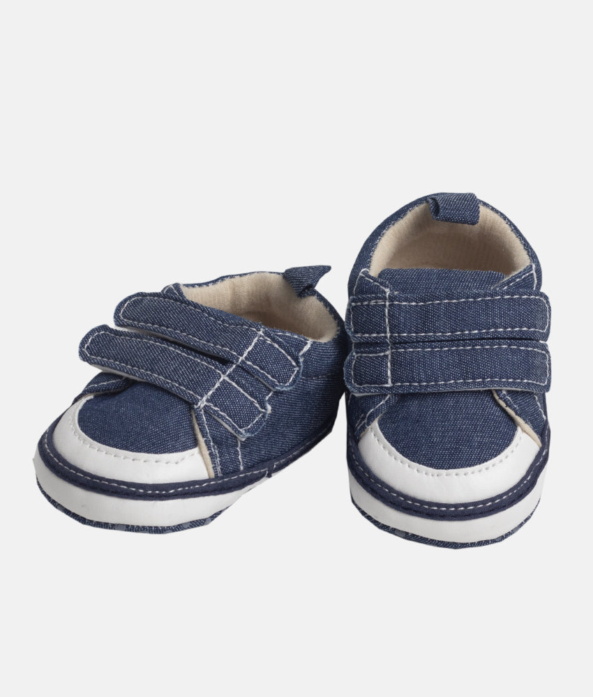 Elegant Smockers LK | Baby Boys Double Strap Shoes - Blue | Sri Lanka 