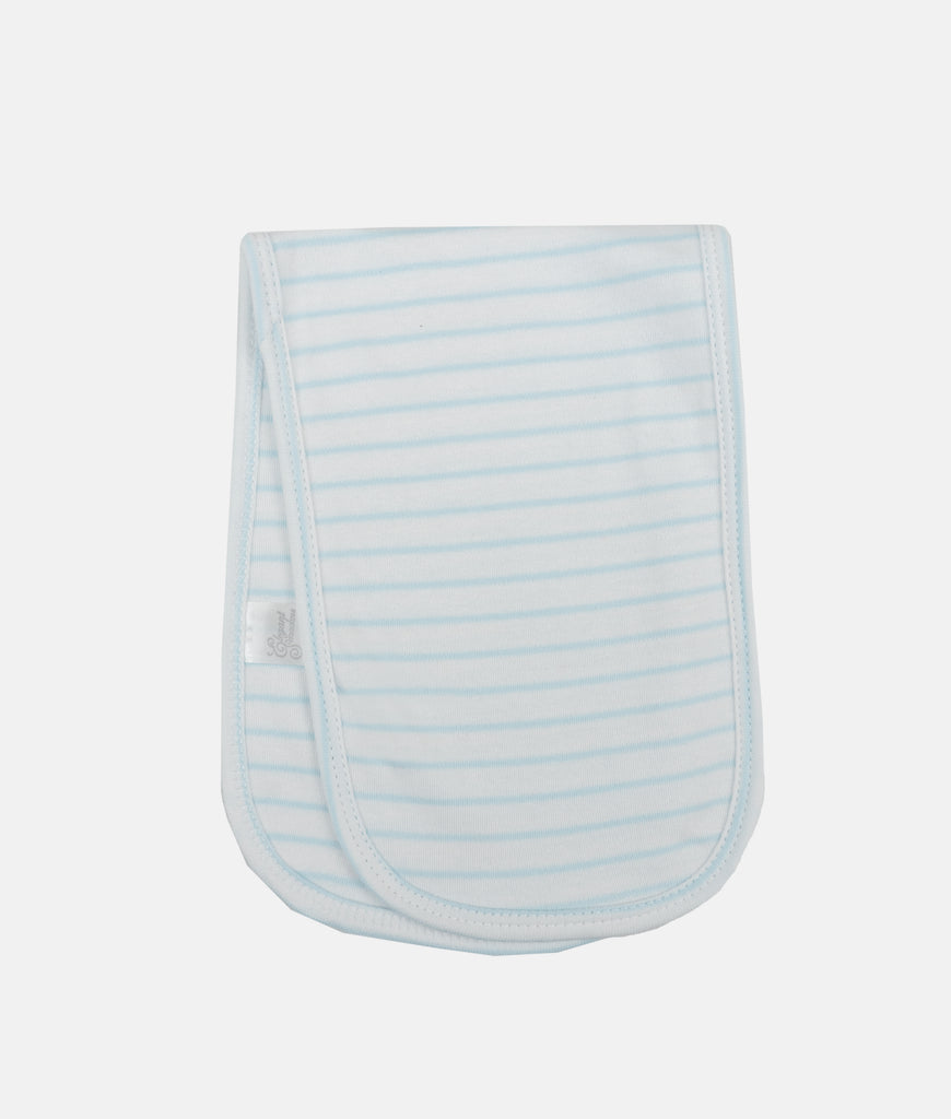 Elegant Smockers LK | Baby Burp Cloth  - Blue Stripes | Sri Lanka 