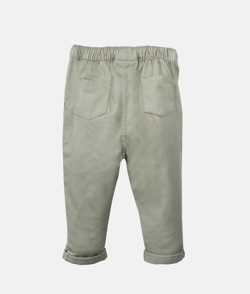 Elegant Smockers LK | Baby Chinos Pant -  Olive Green | Sri Lanka 