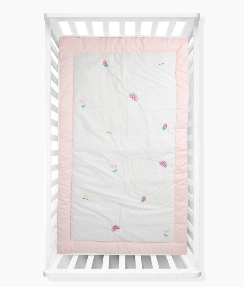 Elegant Smockers LK | Baby Comforter Quilt – Cherry Theme | Sri Lanka 