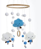 Elegant Smockers LK | Baby Cot Mobile - Blue Cloudy | Sri Lanka 