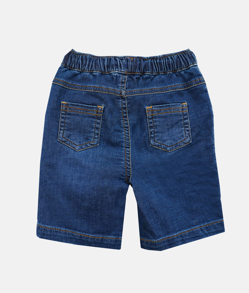 Elegant Smockers LK | Baby Denim Shorts- Indigo Dark Blue | Sri Lanka 