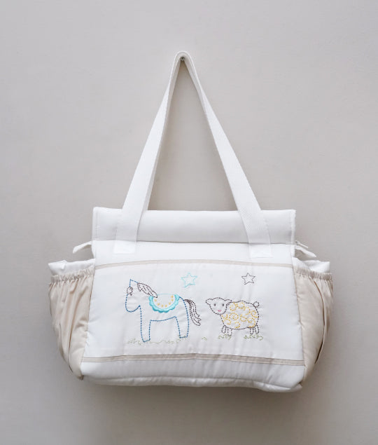 Elegant Smockers LK | Baby Diaper Bag – Farmyard Friends Theme | Sri Lanka 