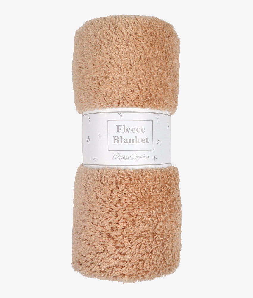 Elegant Smockers LK | Baby Fleece Blanket - Beige | Sri Lanka 