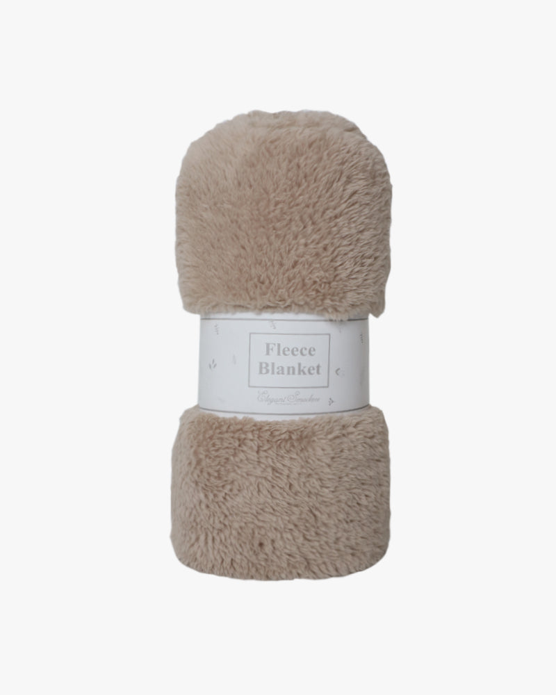 Elegant Smockers LK | Baby Fleece Blanket - Light Beige | Sri Lanka 