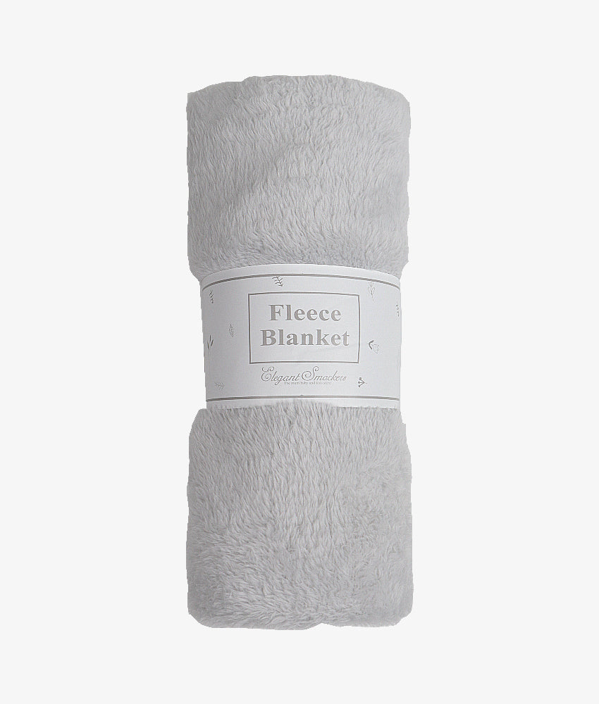 Elegant Smockers LK | Baby Fleece Blanket - Light Grey | Sri Lanka 