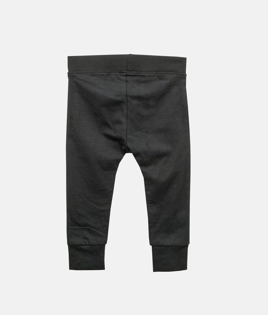 Elegant Smockers LK | Baby French Terry Jogger Pants - Black - _Newborn | Sri Lanka 