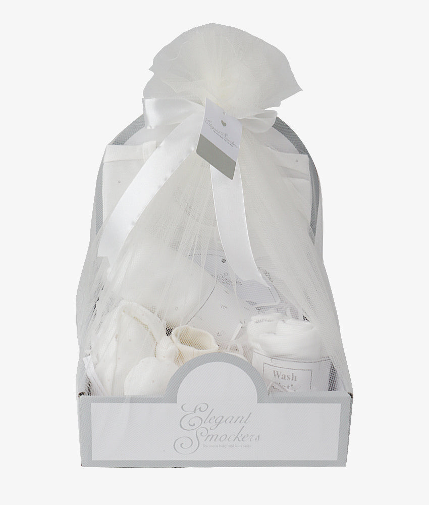Elegant Smockers LK | Baby Gift Hamper - White | Sri Lanka 
