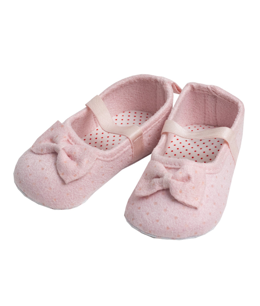 Elegant Smockers LK | Baby Girl Shoes - Pink Bow | Sri Lanka 