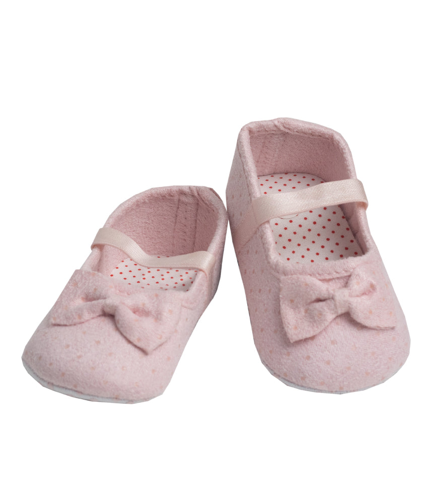 Elegant Smockers LK | Baby Girl Shoes - Pink Bow | Sri Lanka 