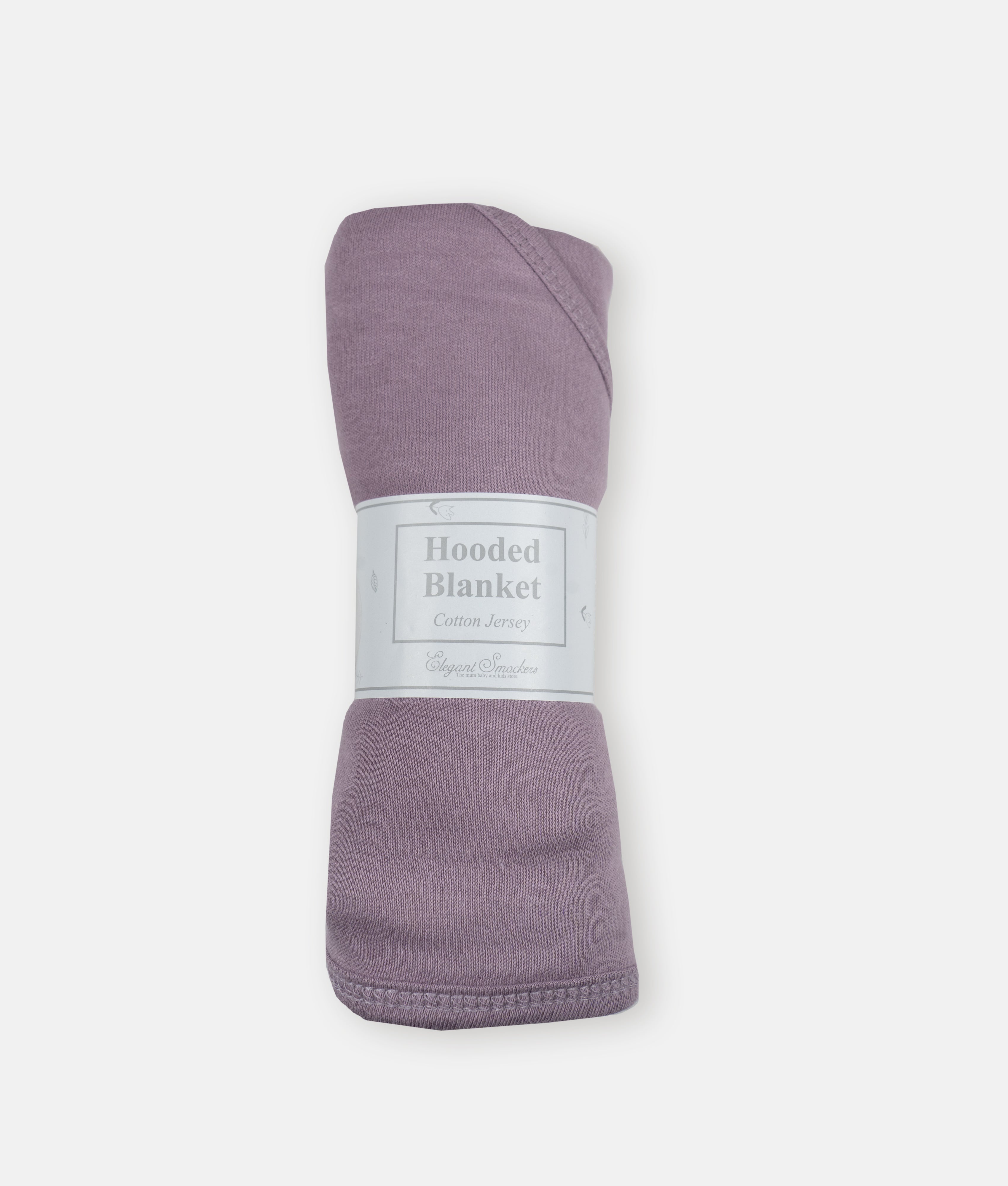 Elegant Smockers LK | Baby Hooded Blanket - Plain Purple | Sri Lanka 