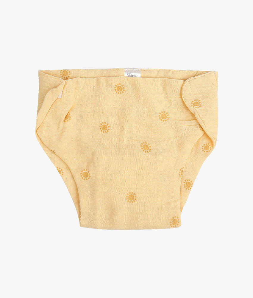 Elegant Smockers LK | Baby Nappy Panty - Yellow Print | Sri Lanka 