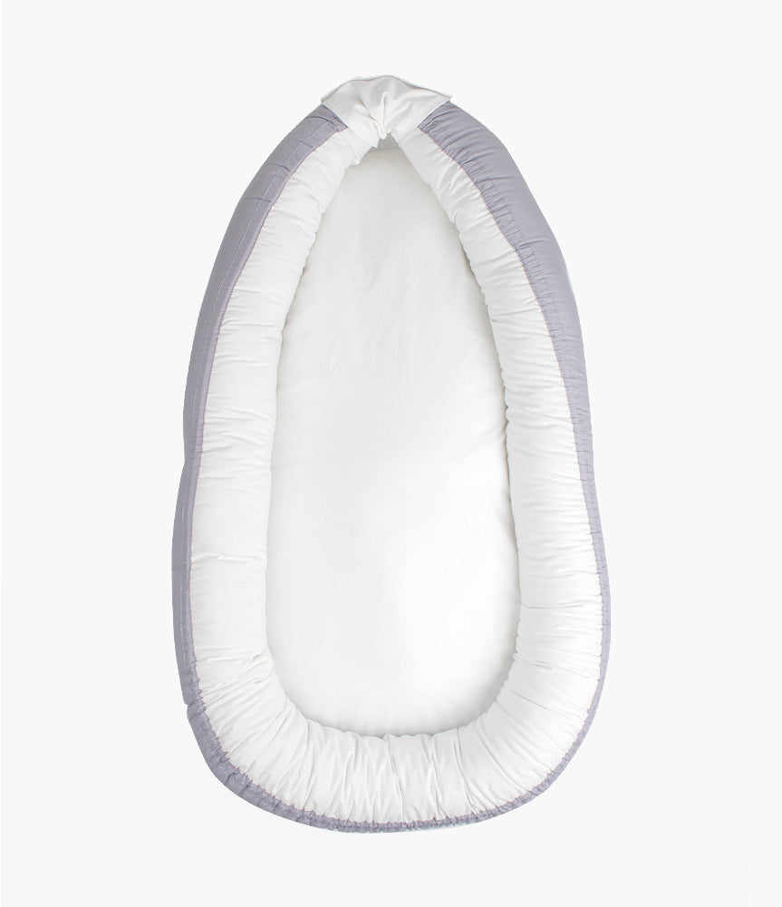 Elegant Smockers LK | Baby Nest - Grey & White | Sri Lanka 