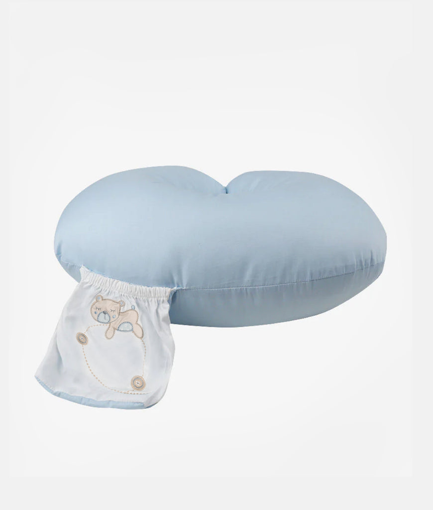 Elegant Smockers LK | Baby Nursing Pillow – Blue Bear Theme | Sri Lanka 