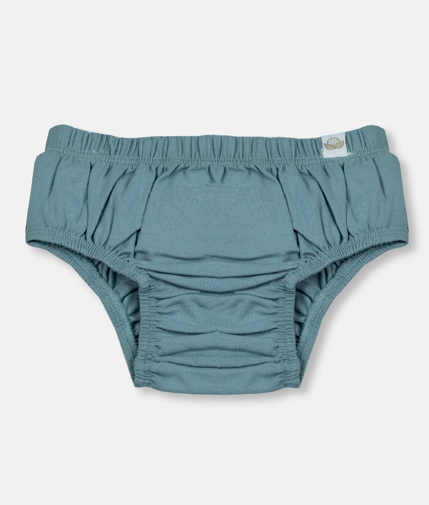 Elegant Smockers LK | Baby Panty with Bow - Sage Green | Sri Lanka 