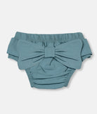 Elegant Smockers LK | Baby Panty with Bow - Sage Green | Sri Lanka 