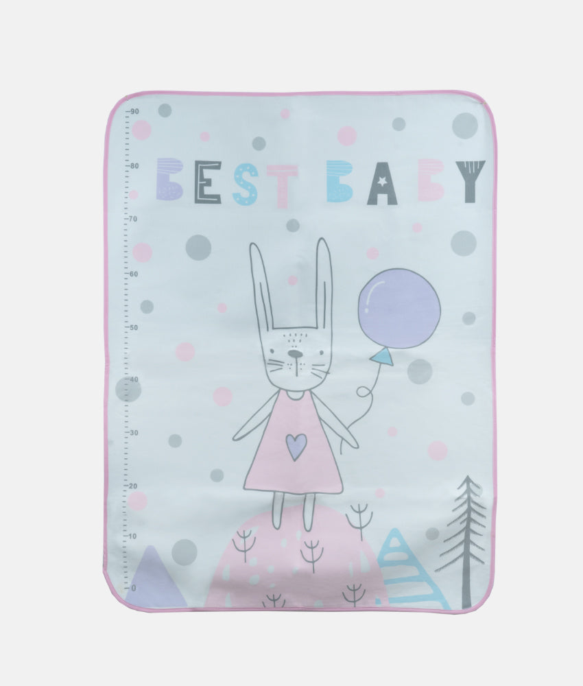 Elegant Smockers LK | Baby Rubber Sheet - Pink Rabbit | Sri Lanka 