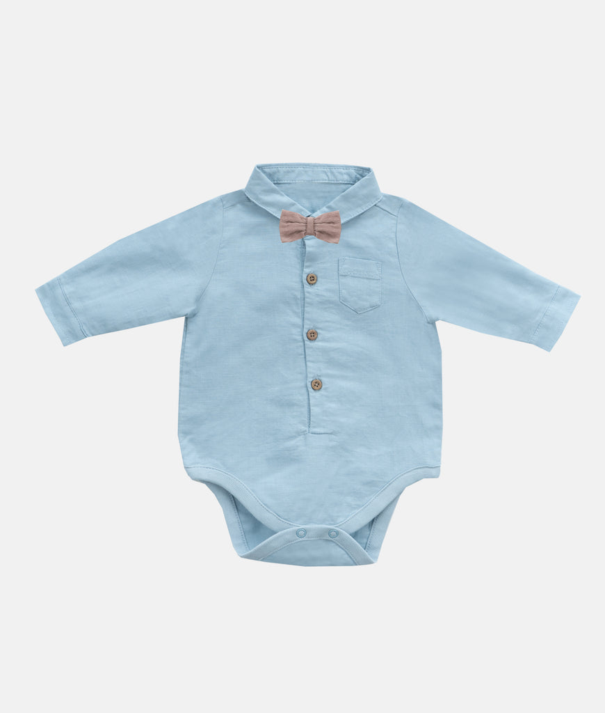 Elegant Smockers LK | Baby Shirt, Trousers and Braces 3 Piece Set -  Blue | Sri Lanka 