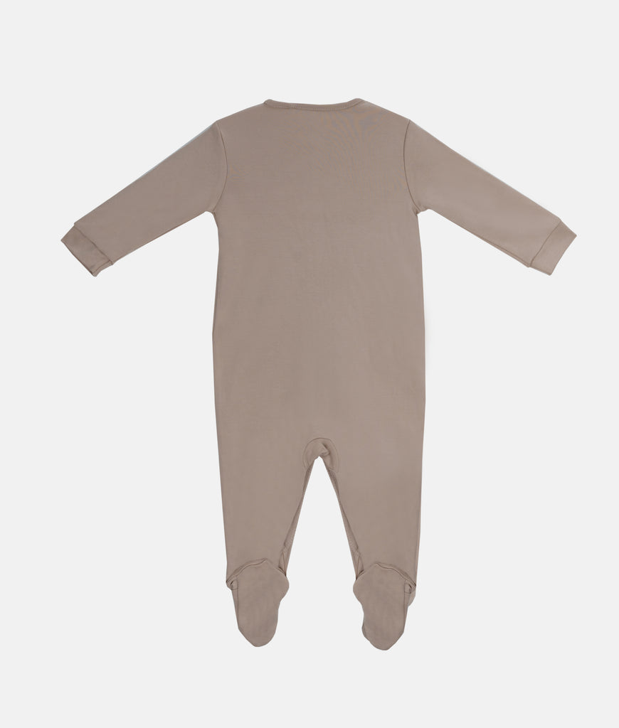 Elegant Smockers LK | Baby Sleep Suits - Beige | Sri Lanka 