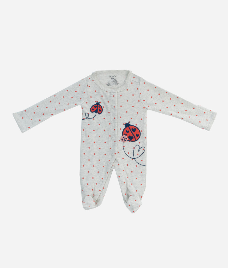 Elegant Smockers LK | Baby Sleep Suits - Ladybug | Sri Lanka 