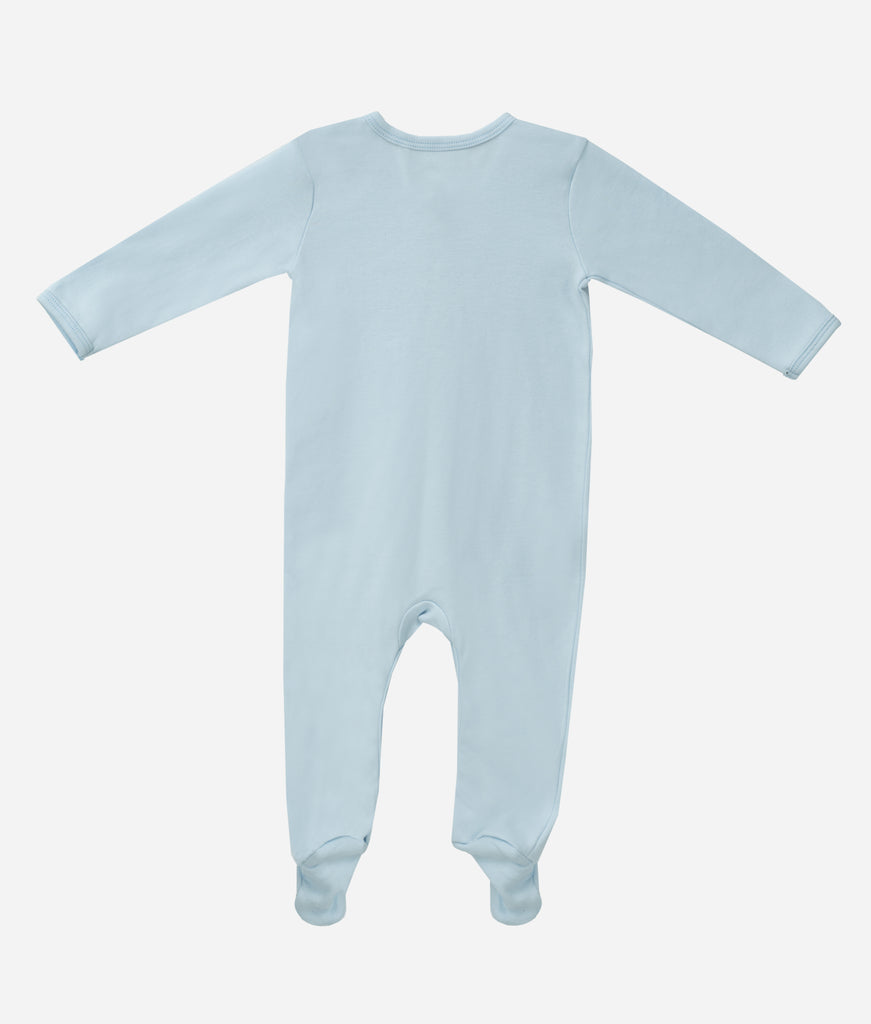 Elegant Smockers LK | Baby Sleep Suits - Light Blue  (3-6 Months) | Sri Lanka 