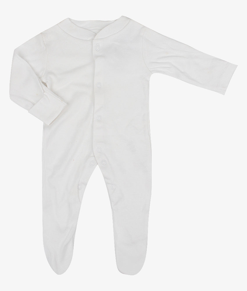 Elegant Smockers LK | Baby Sleep Suits - White | Sri Lanka 