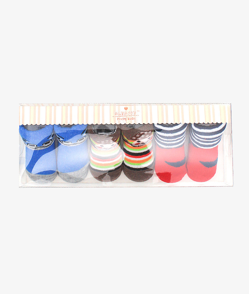 Elegant Smockers LK | Baby Socks Gift Set - Brown Face | Sri Lanka 
