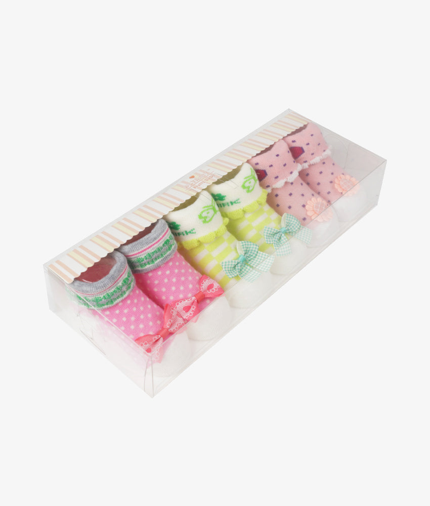 Elegant Smockers LK | Baby Socks Gift Set - Flower | Sri Lanka 