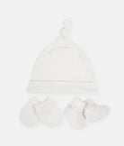Elegant Smockers LK | Baby Socks,Mittens & Cap Set - Pearl White | Sri Lanka 