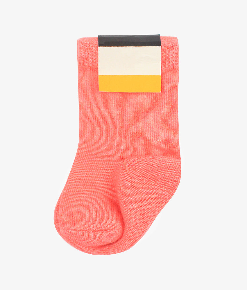 Elegant Smockers LK | Baby Socks Pair - Dark Peach | Sri Lanka 