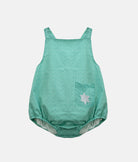 Elegant Smockers LK | Baby Sun Suit - Green Printed - SALE | Sri Lanka 