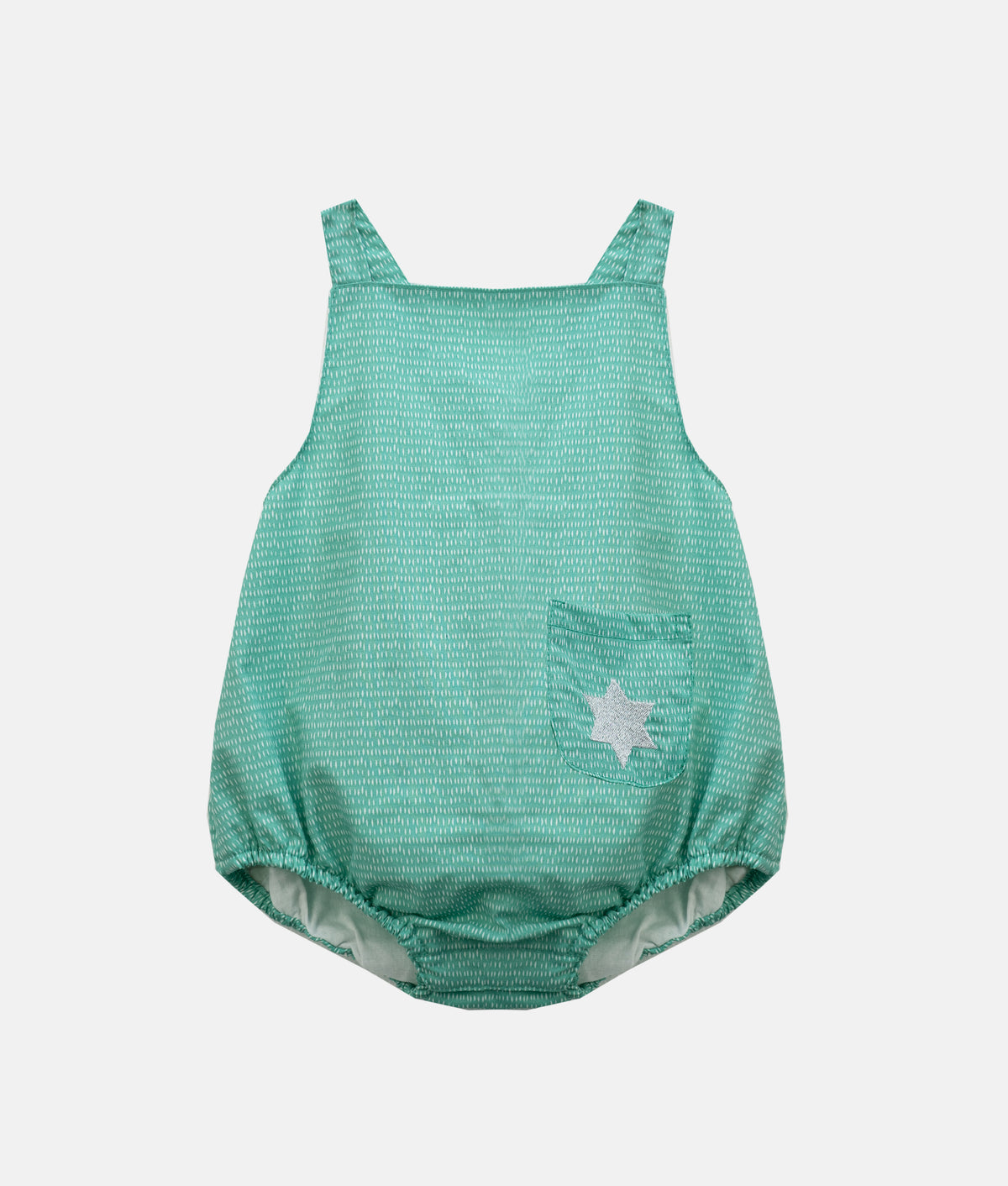 Elegant Smockers LK | Baby Sun Suit - Green Printed - SALE | Sri Lanka 