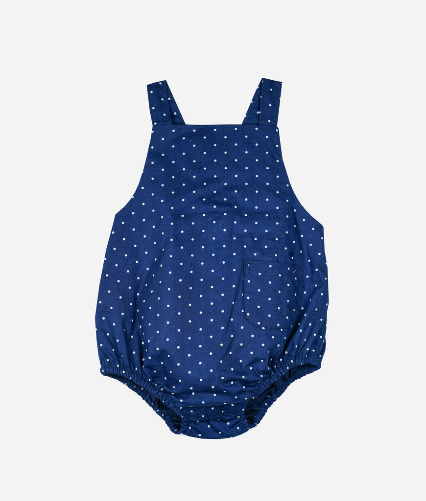 Elegant Smockers LK | Baby Sunsuit - Blue Dotted | Sri Lanka 