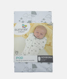Elegant Smockers LK | Baby Swaddle Pod - Summer Infant -  Grey Cloud Print | Sri Lanka 