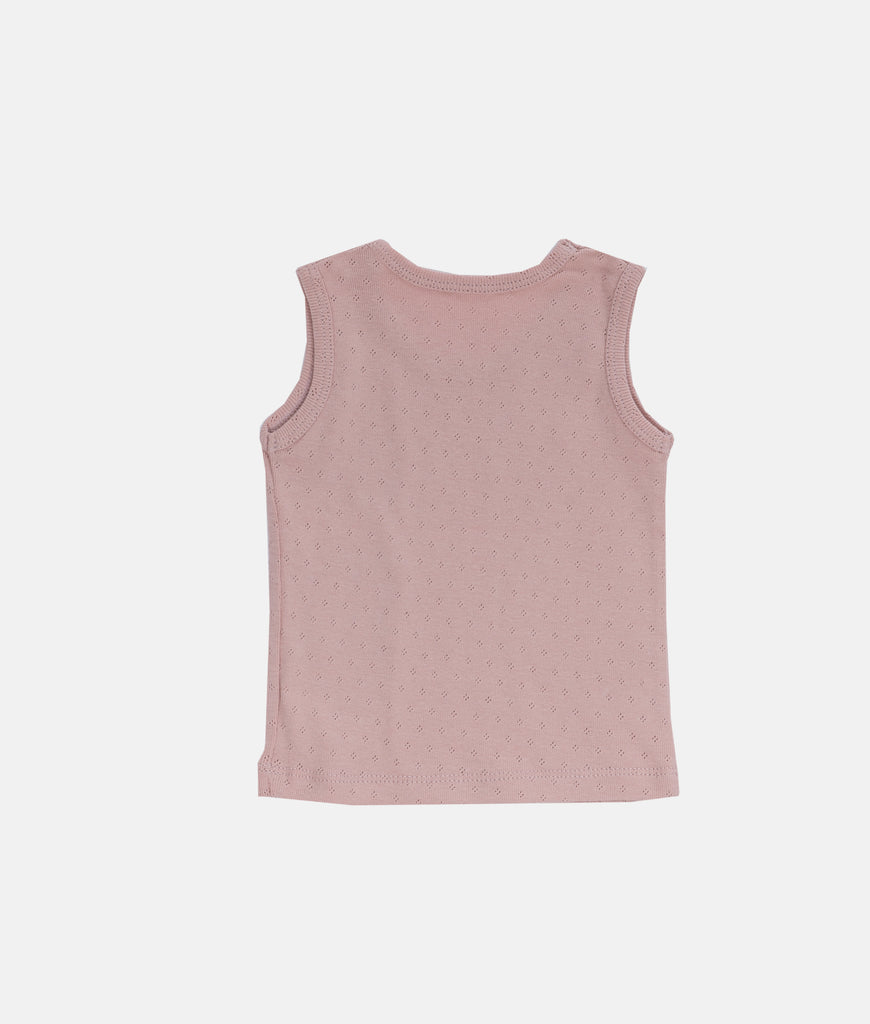 Elegant Smockers LK | Baby Vest - Dusty Pink | Sri Lanka 