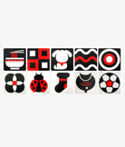 Elegant Smockers LK | Baby Vision Trigger (Black & Red) Cards - 3-6 Months | Sri Lanka 