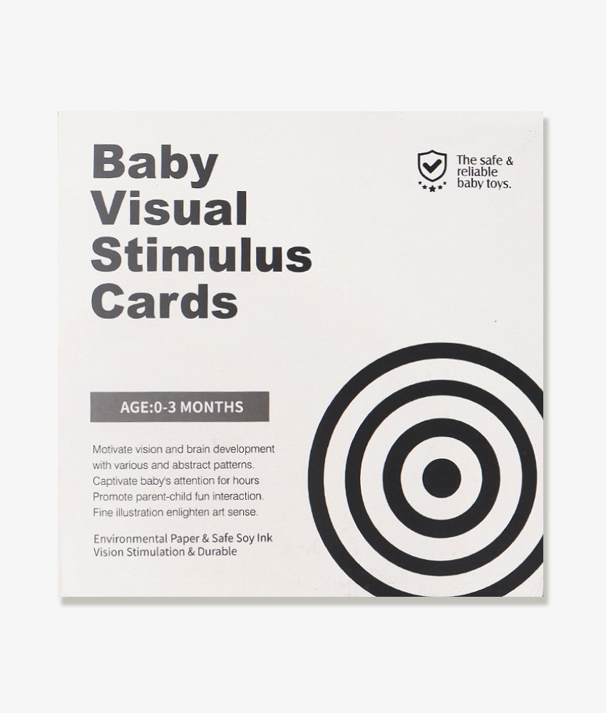 Elegant Smockers LK | Baby Visual Stimulation Black Flash Cards - 0-3 Months | Sri Lanka 