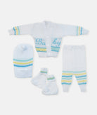 Elegant Smockers LK | Baby Wool Suit 4pcs  - Mint Green - White | Sri Lanka 