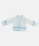 Elegant Smockers LK | Baby Woolen 04pcs Set - White - Blue | Sri Lanka 