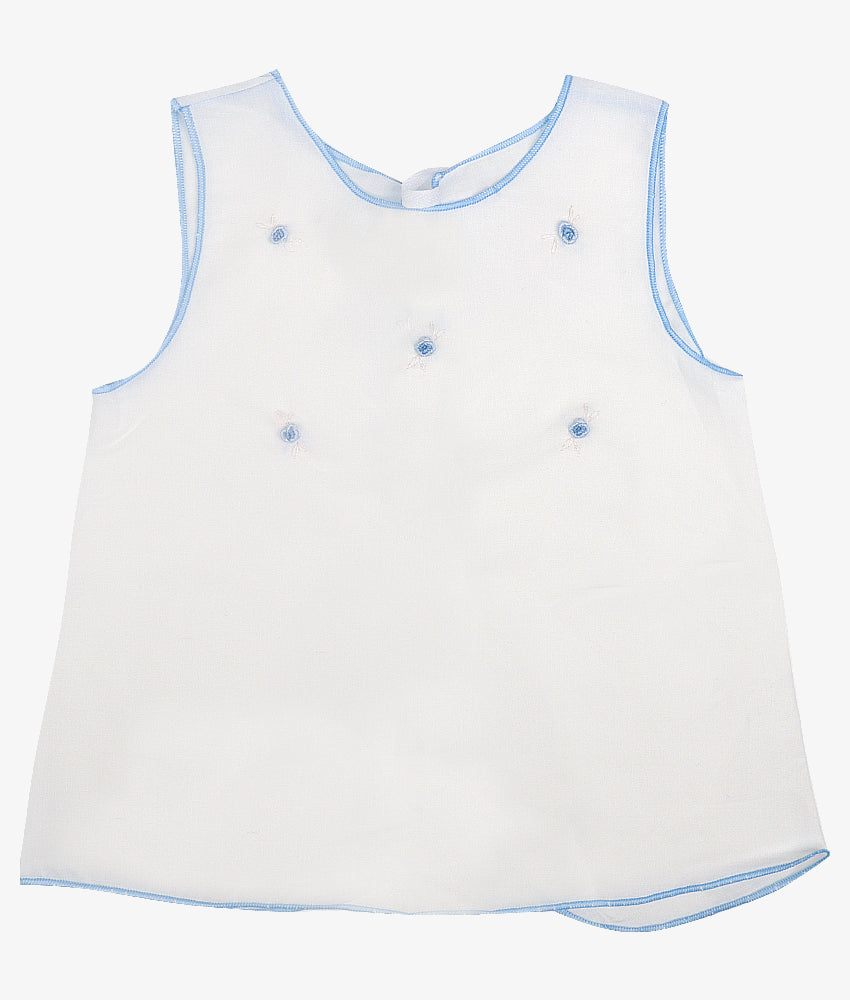 Elegant Smockers LK | Bella Baby Shirt - Blue | Sri Lanka 