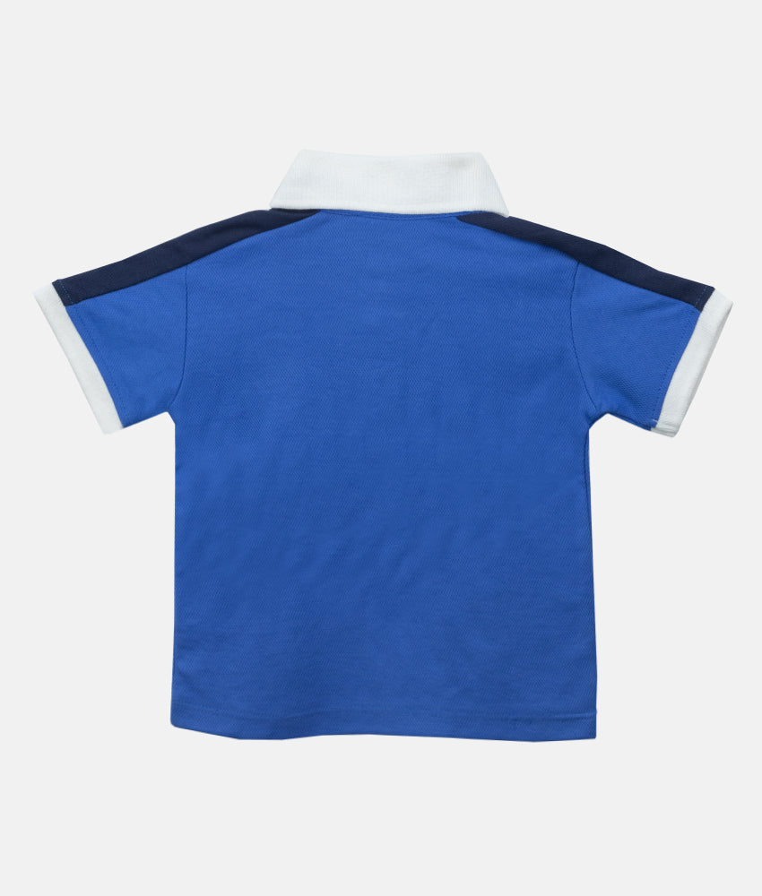 Elegant Smockers LK | Blue Collared Boys T-Shirt - BORN LEGEND | Sri Lanka 