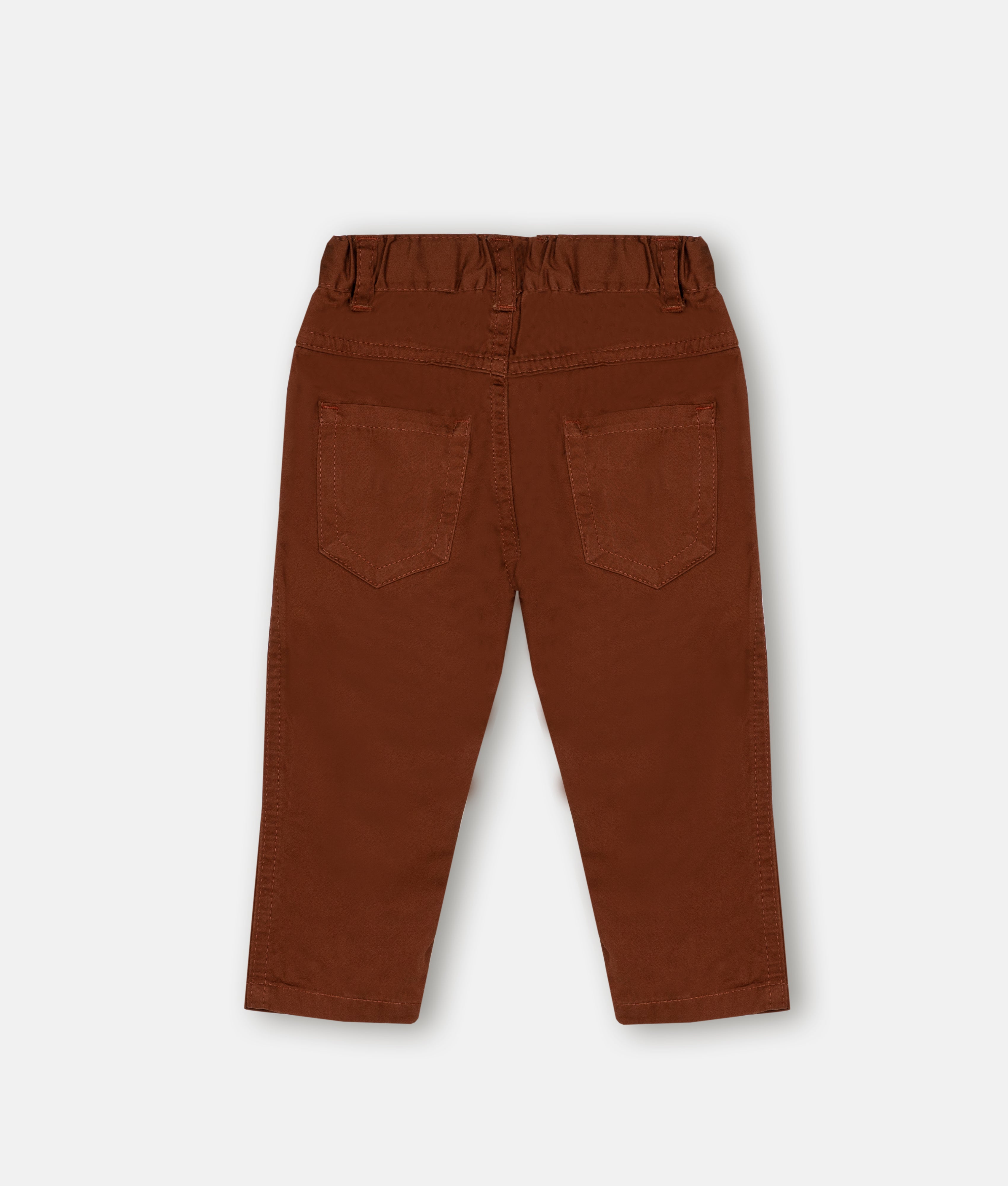 Elegant Smockers LK | Boys Cotton Pants - Chocolate Brown | Sri Lanka 
