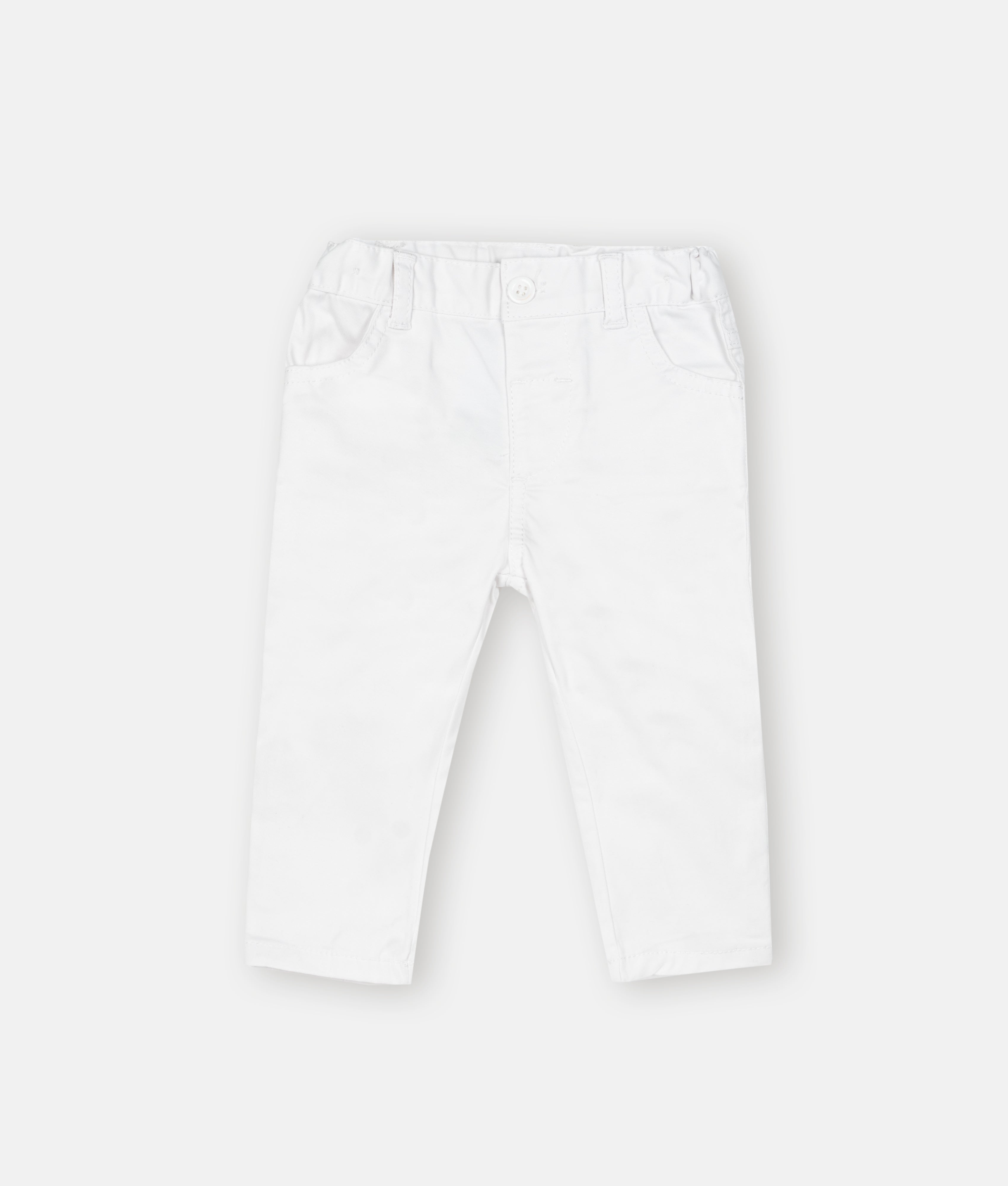 Elegant Smockers LK | Boys Cotton Pants - White | Sri Lanka 