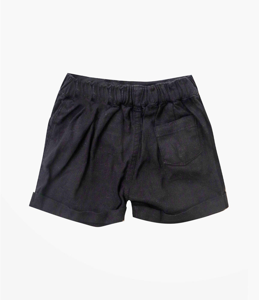Elegant Smockers LK | Boys Cotton Shorts  - Black | Sri Lanka 