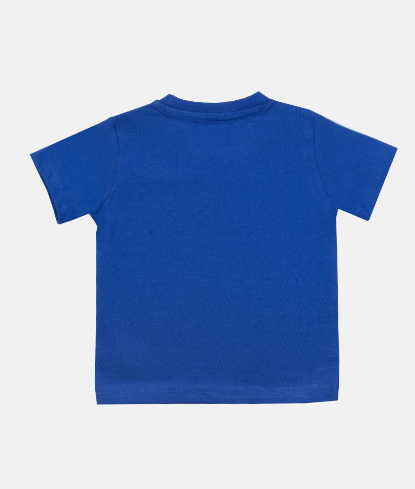 Elegant Smockers LK | Boys Crewneck T-Shirt - BEYOND AWESOME - Blue | Sri Lanka 