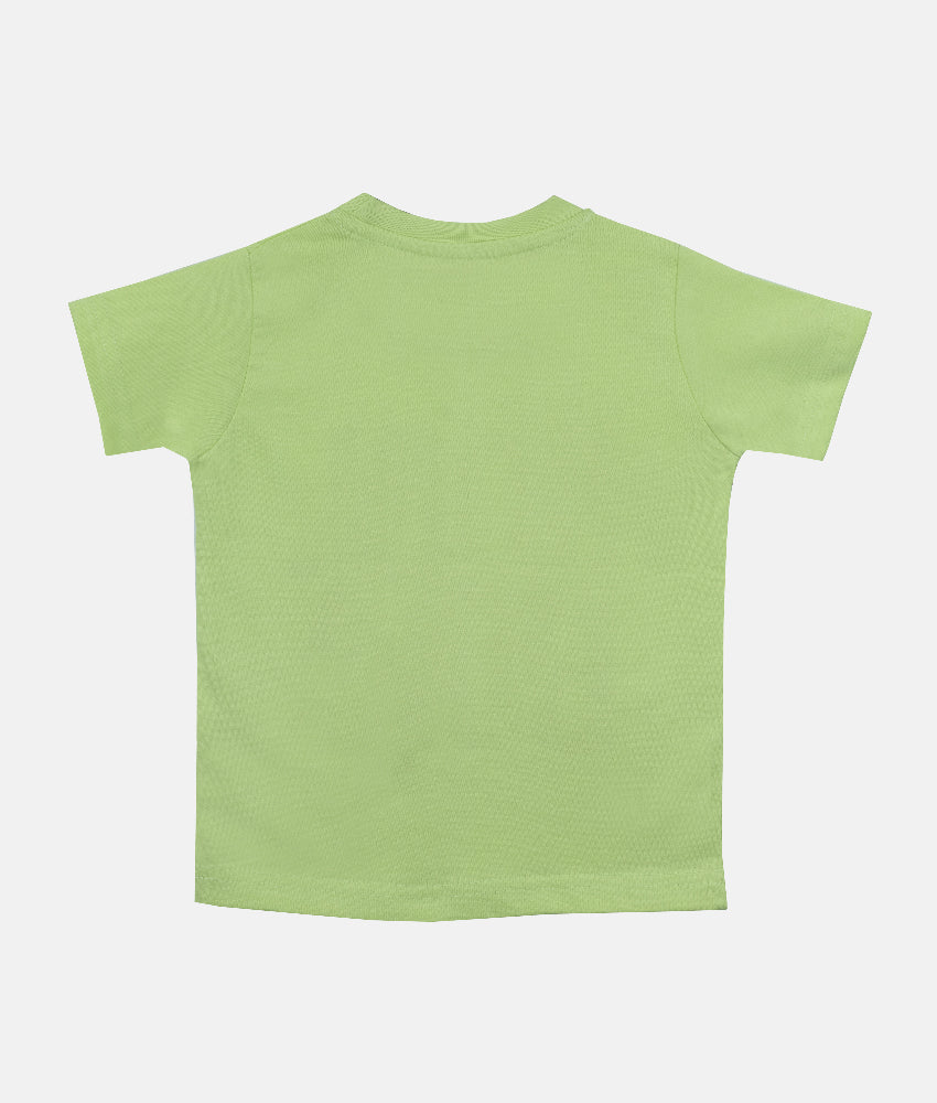 Elegant Smockers LK | Boys Crewneck T-Shirt - COOL BOY - Green | Sri Lanka 