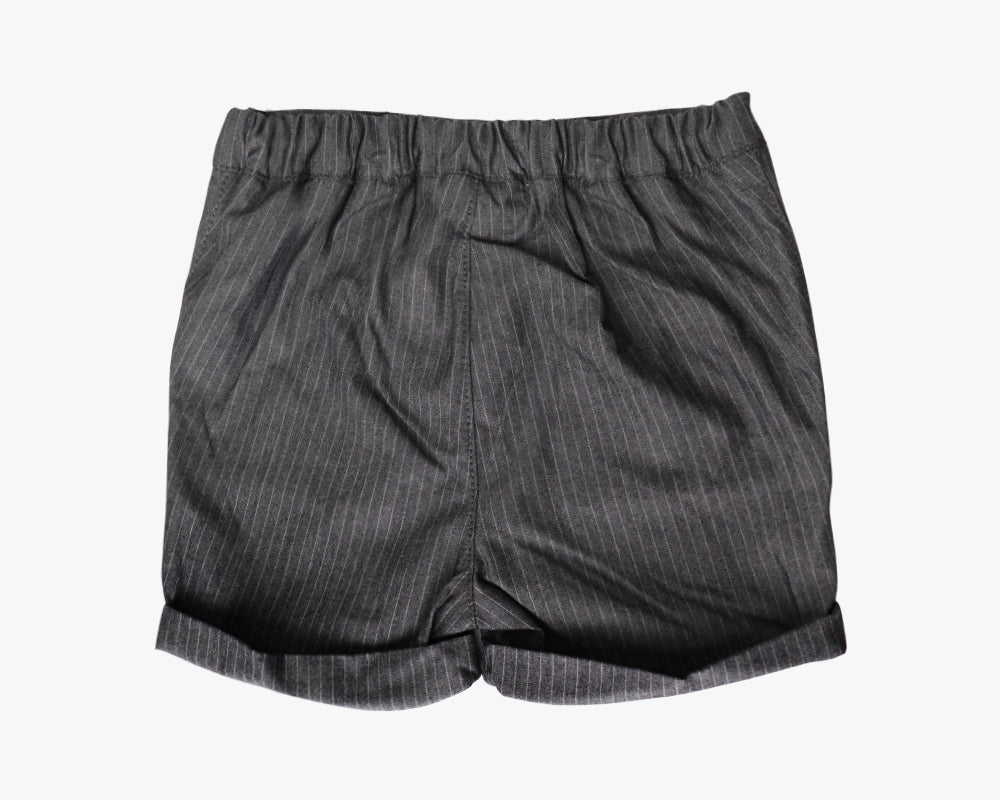 Elegant Smockers LK | Boys Formal Shorts  - Black Stripes | Sri Lanka 