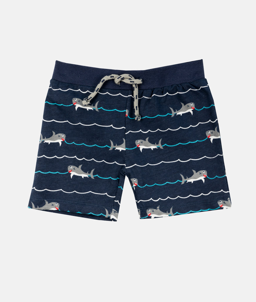 Elegant Smockers LK | Boys Pant & T-shirt 2Pcs Set - Cute CHOMP Shark Print | Sri Lanka 